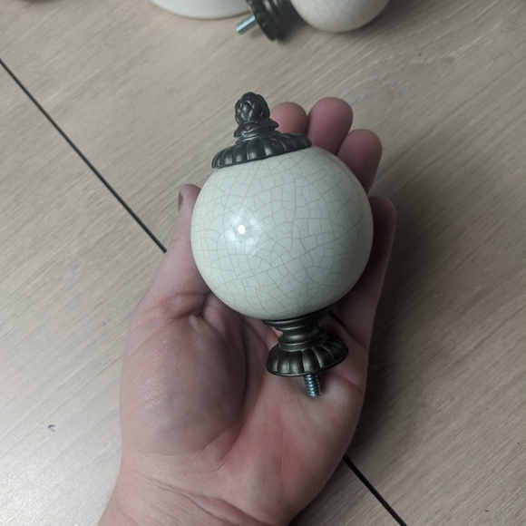 Vintage Curtain Rod Ornaments - Picture 5 of 7